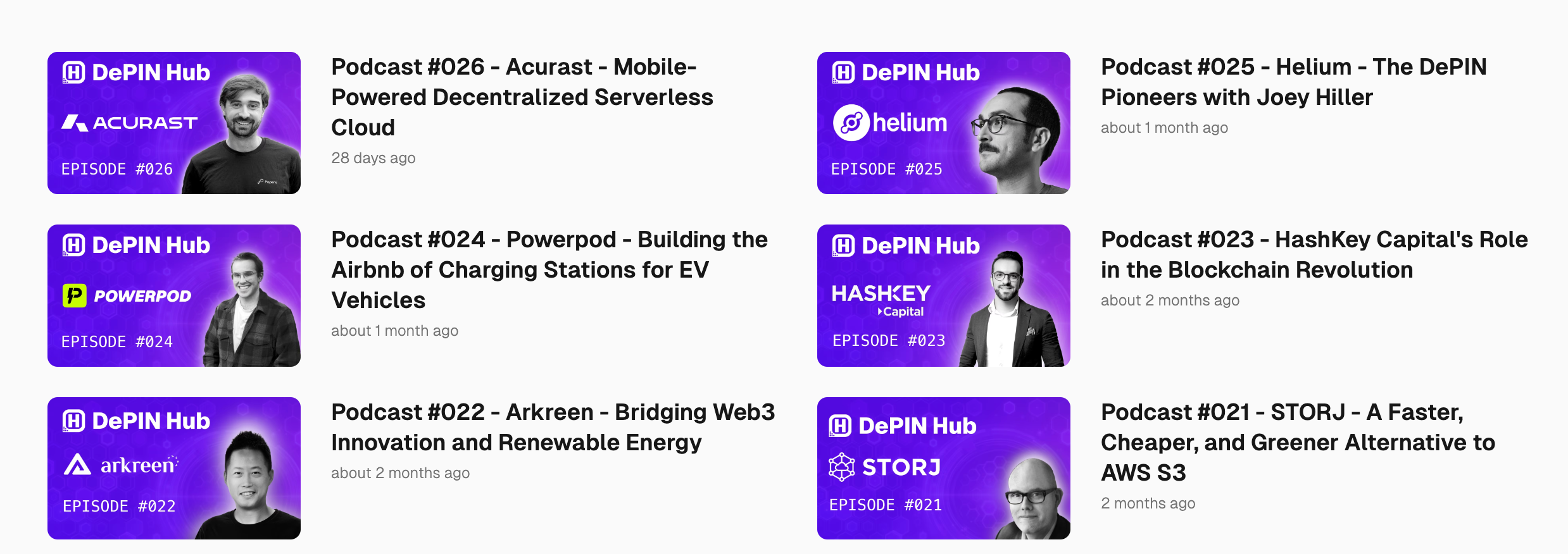 DePIN Hub Podcast Episodes
